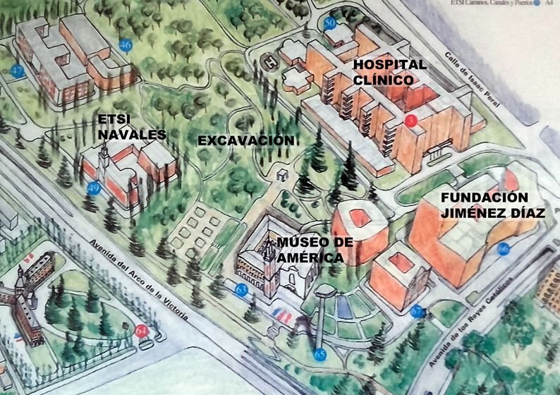 Plano de situación de la excavación de la campaña de 2018. Foto: Blog Guerra en la Universidad.