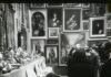 Exposición de "arte recuperado", organizada en el Palacio de Exposiciones del Retiro de Madrid por el Sdpan franquista al principio de los años cuarenta. (Arch. Regional de la Comunidad de Madrid).