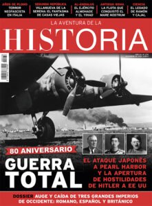 Portada del número 278 de la revista de historia "La Aventura de la Historia", dedicada, entre otros temas, a Pearl Harbor y los grandes imperios de Occidente.