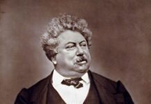 Retrato del escritor Alexandre Dumas.