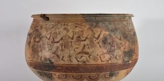 Vaso de los Guerreros, Museu Prehistòria de València.
