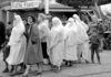 Mujeres argelinas durante la colonización francesa.