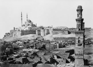 La ciudadela de El Cairo en el siglo XIX.