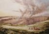 "El volcán Kilauea de día", por Titian Ramsay Peale, 1842, óleo sobre lienzo, Pauahi Bernice Bishop Museum.