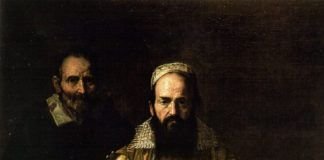 "Magdalena Ventura con su marido", por José de Ribera, 1631, Hospital de Tavera, Toledo.