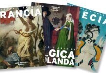 Algunas de las portadas de la colección "Historia y Arte de Europa"