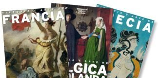 Algunas de las portadas de la colección "Historia y Arte de Europa"