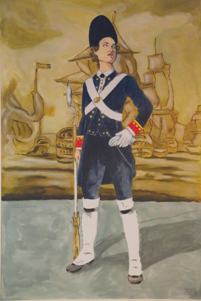 Ana María de Soto y Alhama, acuarela y acrílico, 100 x 70 cm, Amparo Alepuz, 2018. Ana María de Soto y Alhama, acuarela y acrílico, 100 x 70 cm, Amparo Alepuz, 2018.