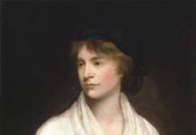 Retrato de Wollstonecraft realizado por John Opie hacia 1797.