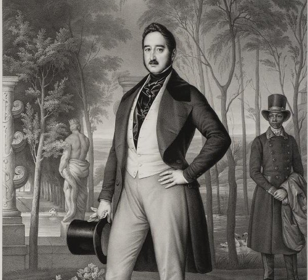 Retrato de Agustín Fernando Muñoz, I duque de Riánsares (Tarancón, 1808-Le Havre, 1873) y segundo esposo de la reina gobernadora María Cristina de Borbón-Dos Sicilias, Madrid, Museo del Romanticismo.