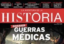 Portada del número 269 de la revista de Historia "La Aventura de la Historia", con un Dossier dedicado a las Guerras médicas.