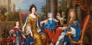 Jacobo II y su familia