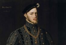 Felipe II, retratado por Antonio Moro, c. 1549-1550, Museo de Bellas Artes de Bilbao.