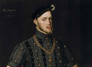 Felipe II, retratado por Antonio Moro, c. 1549-1550, Museo de Bellas Artes de Bilbao.