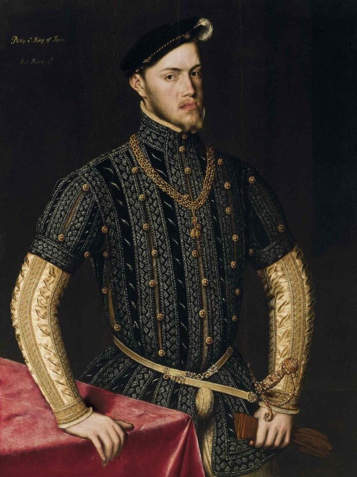 Felipe II, retratado por Antonio Moro, c. 1549-1550, Museo de Bellas Artes de Bilbao.