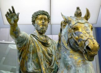 Estatua ecuestre de Marco Aurelio, Museos Capitolinos.