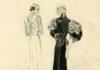 Dos vestidos representativos de la moda de los años treinta, en una ilustración de Charles Worth.