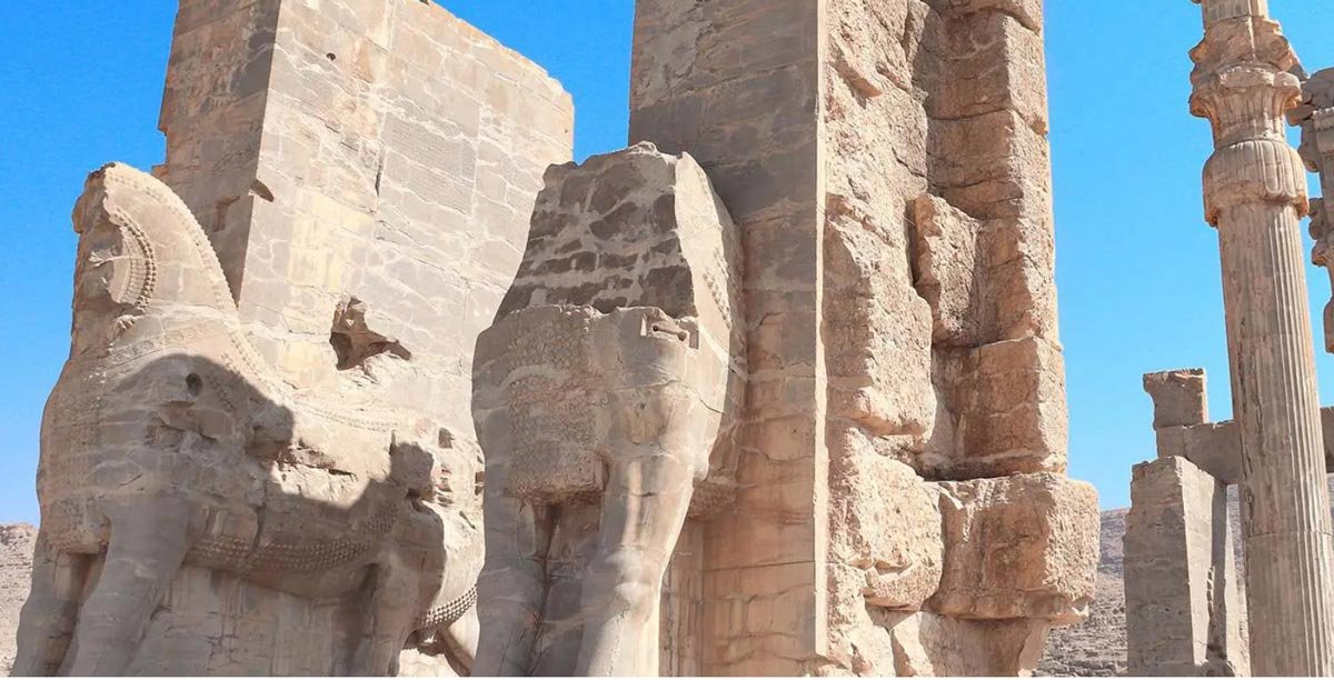 Aspecto actual de las estatuas.