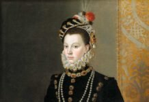 Retrato de Isabel de Valois, por Juan Pantoja de la Cruz, Museo del Prado (Madrid).