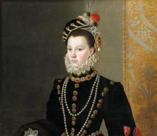 Retrato de Isabel de Valois, por Juan Pantoja de la Cruz, Museo del Prado (Madrid).