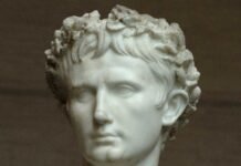 Busto de Augusto, primer emperador de Roma.