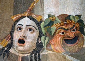 Mosaico romano del siglo II a. C.. Museos Capitolinos.