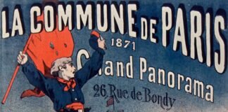 Cartel de la Comuna de París.