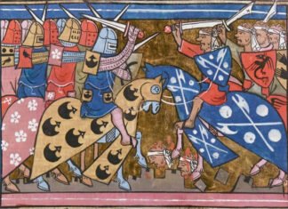 Un combate de la Segunda cruzada.