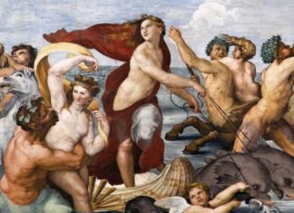 El triunfo de Galatea, por Rafael Sanzio, 1510.