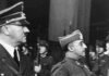 Hitler y Franco durante la entrevista de ambos en Hendaya (Francia), 1940.