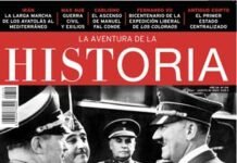 Portada del número 310 de La Aventura de la Historia, que dedica su Dossier al espionaje en España durante la IIGM y al rol de las mujeres en la conquista de América.