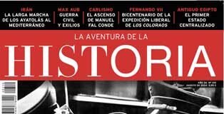 Portada del número 310 de La Aventura de la Historia, que dedica su Dossier al espionaje en España durante la IIGM y al rol de las mujeres en la conquista de América.