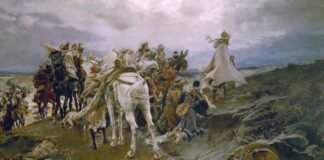 La leyenda del suspiro del moro, obra de Francisco Pradilla, siglo XIX.