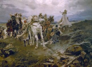 La leyenda del suspiro del moro, obra de Francisco Pradilla, siglo XIX.