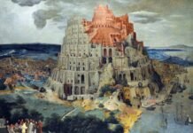 La Torre de Babel, por Pieter Brueghel el Joven.