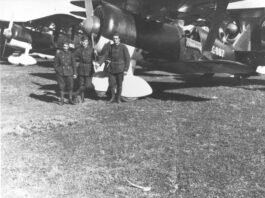 Aparatos republicanos internados en Francia tras la caída de Cataluña, al final de la Guerra Civil (fotografía perteneciente a los fondos de la Asociación de Aviadores de la República).