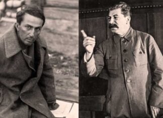 El hijo de Stalin y el dictador soviético.