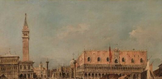 Vista del Molo con el Palacio Ducal de Venecia, por Francesco Guardi, hacia 1780-1790, © Museo Calouste Gulbenkian, Lisboa.