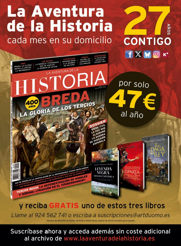 Suscríbete este mes a la revista "La Aventura de la Historia" y recibe de regalo uno de estos tres libros.