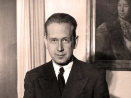 Fotografía del que fuera secretario general de la ONU, Dag Hammarskjöld.