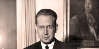 Fotografía del que fuera secretario general de la ONU, Dag Hammarskjöld.