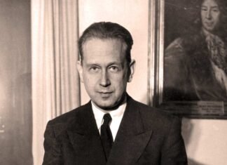 Fotografía del que fuera secretario general de la ONU, Dag Hammarskjöld.
