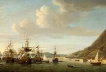 Gibraltar durante el asedio de finales del XVIII