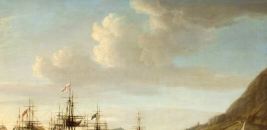 Gibraltar durante el asedio de finales del XVIII
