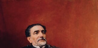 Sagasta, retratado por José Casado del Alisal en 1884, Madrid, Congreso de los Diputados.