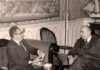 EL ÚLTIMO ACTO OFICIAL DEL presidente del Gobierno Luis Carrero Blanco junto al secretario de estado de EE UU, Henry Kissinger, el 19 de diciembre de 1974, poco antes del mortal atentado.