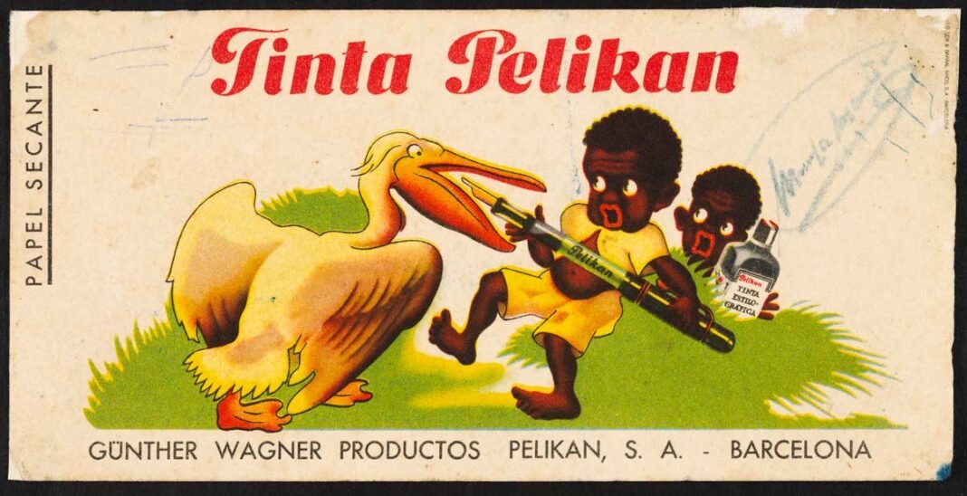Papel secante tinta Pelikán.