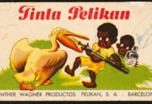 Papel secante tinta Pelikán.