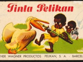 Papel secante tinta Pelikán.