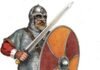 Recreación de uno de los jefes vikingos del siglo IX.